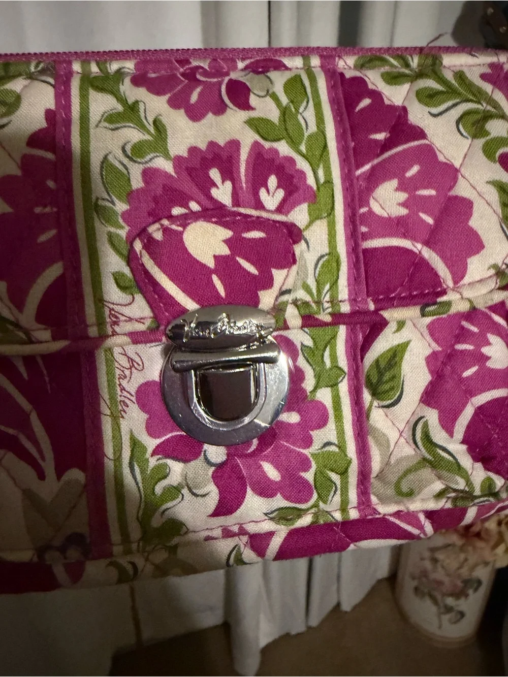 Pink Floral Quilted Crossbody Bag - Vera Bradley